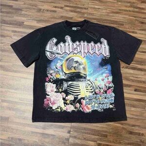 Godspeed Black Graphic Tee with Astronaut Design